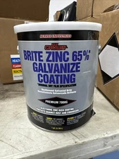 Gallon Size Brite Galvanize Coating 65% Zinc Rich