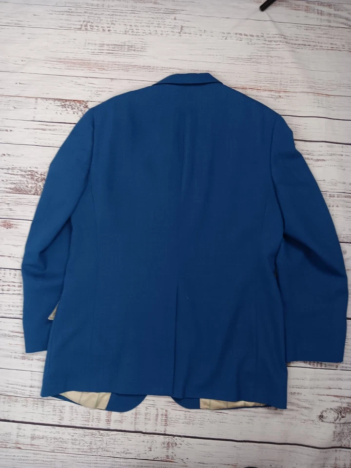 Blazer Wimbledon by Racquet Club para hombre 44 botones oro oscuro vintage  Foto 2 de 4