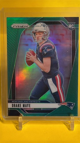 2024 Panini Prizm Football Green Prizm Drake Maye (RC)