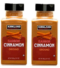 Kirkland Signature Saigon Cinnamon USDA Organic Ground 10.7 oz XL Size 2 pack 