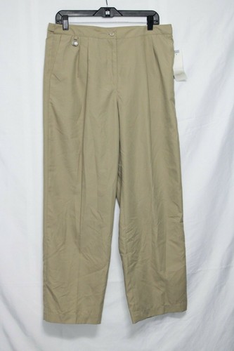 Pantalone donna Lizgolf taglia 12 gamba dritta colore stile KAKI KYLIE nuovo con etichette - Foto 1 di 9