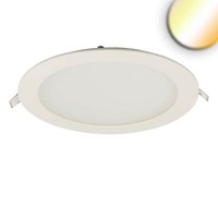 Isoled Led Downlight, 18W, Rund Ultraflach Weiß, 225Mm, Colorswitch 3000/3500/4