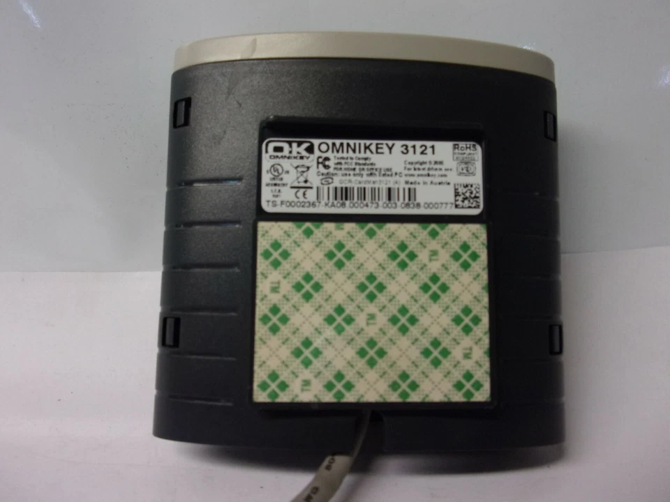 LOTE DE 5 HID OMNIKEY 3121 USB Lector de Tarjetas Inteligentes Parte # R31210095-1 Foto 4 de 4
