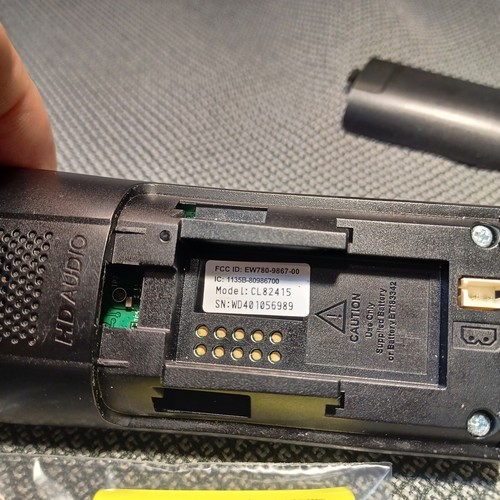 AT&T EXTRA HANDSET ONLY FOR CL82115 CL82215 CL82315 CL82415 etc. w/battery - Picture 4 of 6