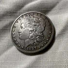 1887 Morgan Silver Dollar New Orleans Circulated Set of 2 US $1 Coins