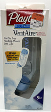 Playtex Vent Aire Reusable Baby Bottle 9 oz Bubble Free Blue VTG Vintage 2001