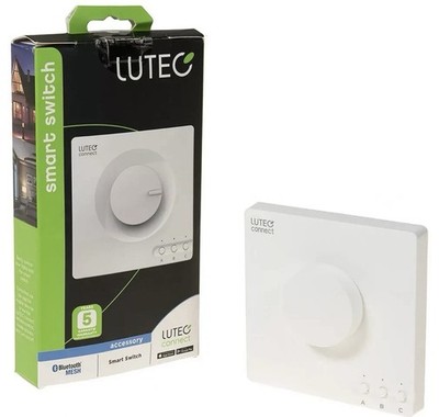 LUTEC 9706201361 Smart Bluetooth Wireless Verstellbarer Wandschalter - Weiß