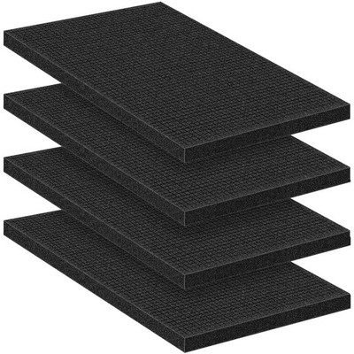 4 Pcs Pick and Pluck Foam Sheets 16'' L x 12'' W x 1'' T Polyurethane Pick Apart...
