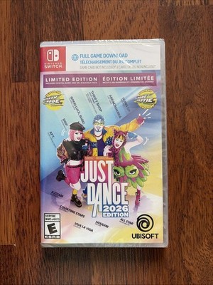 Just Dance 2026 LE Bilingual (Code-In-Box) - Nintendo Switch. Limited edition.
