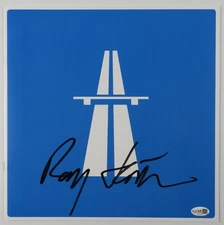 Kraftwerk Ralf Hutter JSA Signed Autograph Record Album Insert Autobahn Hütter