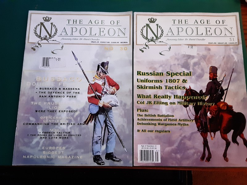 The Age Of Napoleon --- 2 magazines