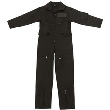 Rothco Kids Flightsuit  Black  XL  7301  Jumpsuit Coveralls Pilot Air Force