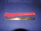 Heavy Brass Letter Opener with Fabric Cover - SALE PRICE! — photo 1