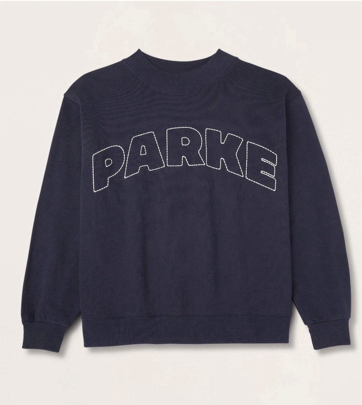 Parke X Target Mockneck Pullover Sweatshirt Navy Blue Size L/XL NWT IN HAND