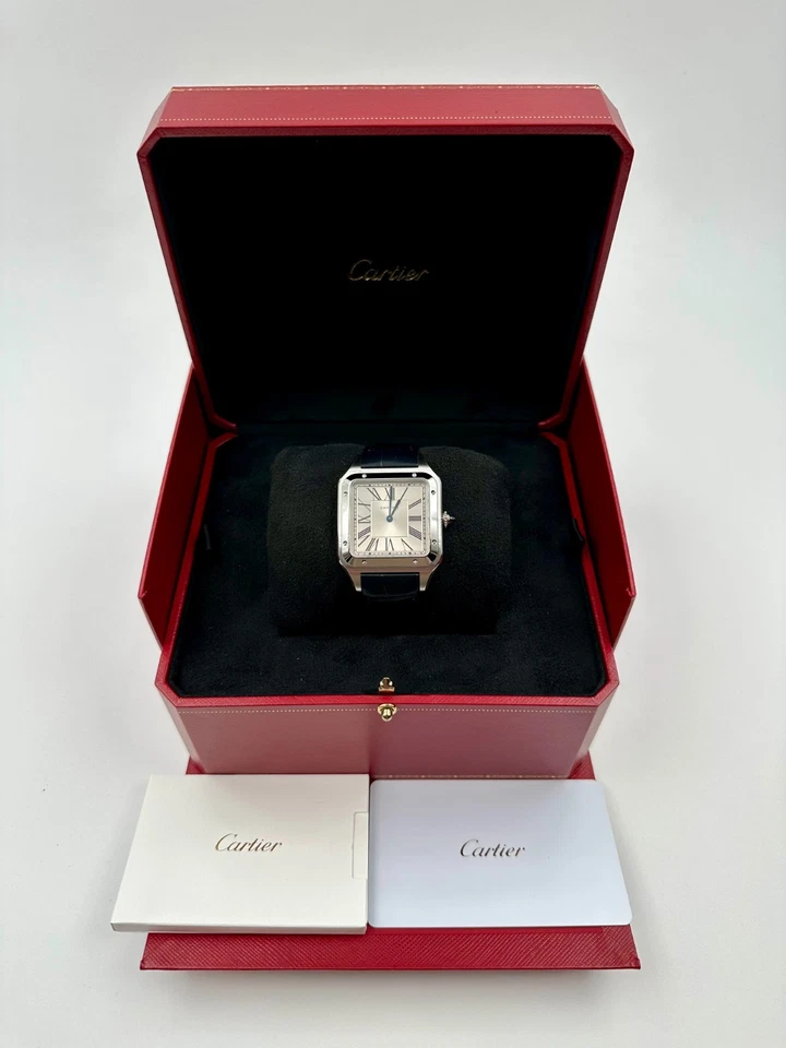 eBay Live Cartier Santos Dumont Extra Large 46mm WSSA0032 Unworn 03/2025 - Image 2 of 2