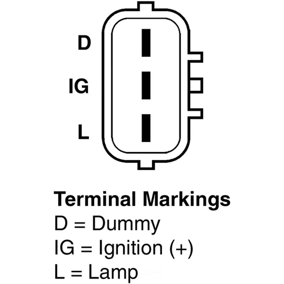 Alternador-Nuevo Remy 94299 se adapta 02-07 Suzuki Aerio 2.3L-L4 Foto 2 de 4