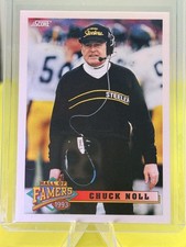 1993 Score CHUCK NOLL Pittsburgh Steelers Hall of Fame Card