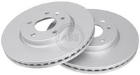 2X A.B.S. Bremsscheibe 18032 FüR Chevrolet Opel Vauxhall