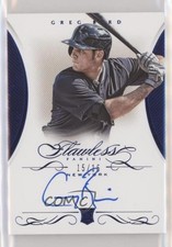 2016 Panini Flawless Rookie Signatures Sapphire 15/15 Greg Bird #RF-GB Auto 6fs