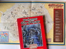 City of Chaos Warhammer Fantasy RP MAP INCLUDED! 1991 Vintage Games Workshop OOP