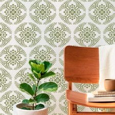 Fiesta Floral Wall Stencil - Craft Airbrush Painting Wall Mylar Reusable