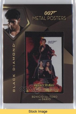 2025 Upper Deck James Bond Black Diamond Benicio Del Toro as Dario READ 02aj