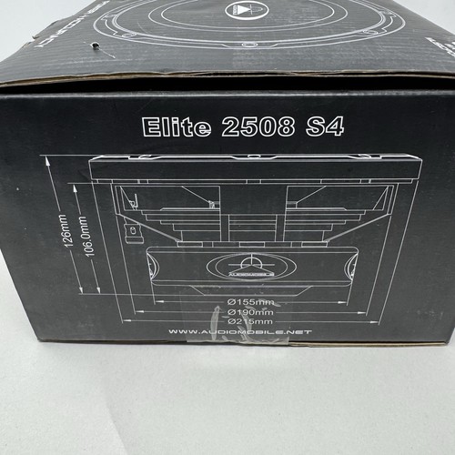 Audiomobile M-CAR 200 8" Car Speaker Subwoofer Passive Radiator - NEW! - Picture 3 of 5