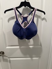 Syrokan Women's Purple Sports Bra Padded, Contour Underwire 42E