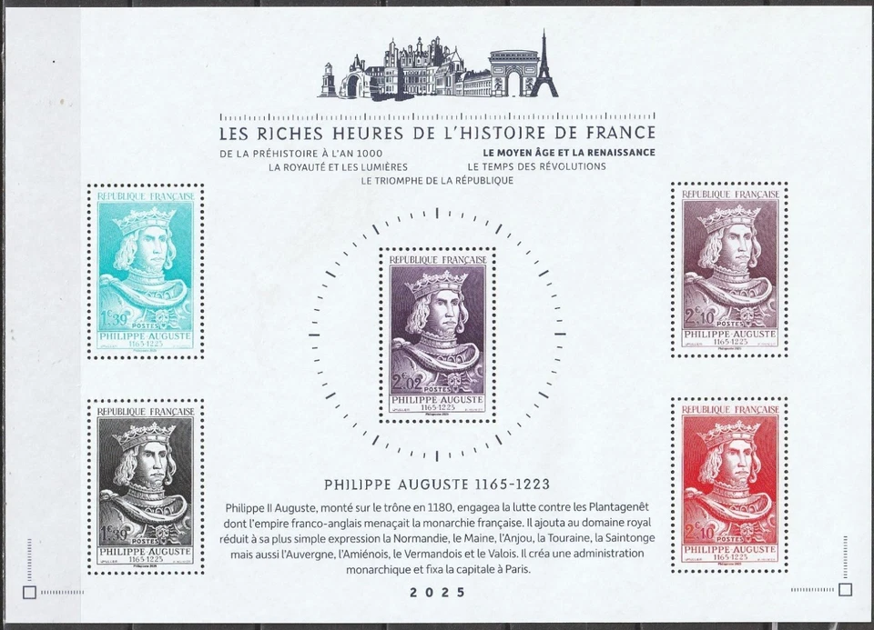 Francia 2025 Historia Francesa Edad Media Renacimiento Rafael Bayard Rabelais 10xms Foto 3 de 4