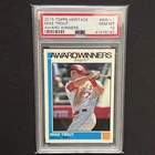 2015 Topps Heritage #AW-1 Mike Trout PSA 10 Gem Mint Angels MVP Award Winners