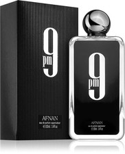 9 PM BLACK Eau De Parfum By Afnan 100ml 3.4 FL OZ