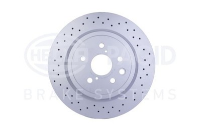 2x HELLA PAGID Bremsscheibe PRO 8DD 355 116-511 für IS LEXUS 2 USE20