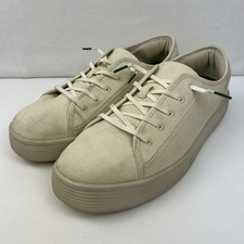 Hey Dude US Men’s Size 11 Cody Canvas White/Stucco Casual Slip-on Shoes Sneakers