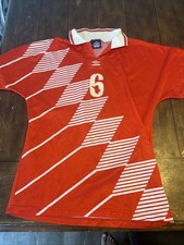Vintage Umbro Ajax Amsterdam Men's Soccer Jersey, Size M #6 HAS FLAWS READ