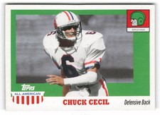 2005 Topps All American #72 Chuck Cecil Arizona Wildcats