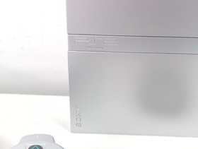 PlayStation 2 Slim SCPH-79001 Lot: Sony Dual Shock 2 Controllers Memory Cables