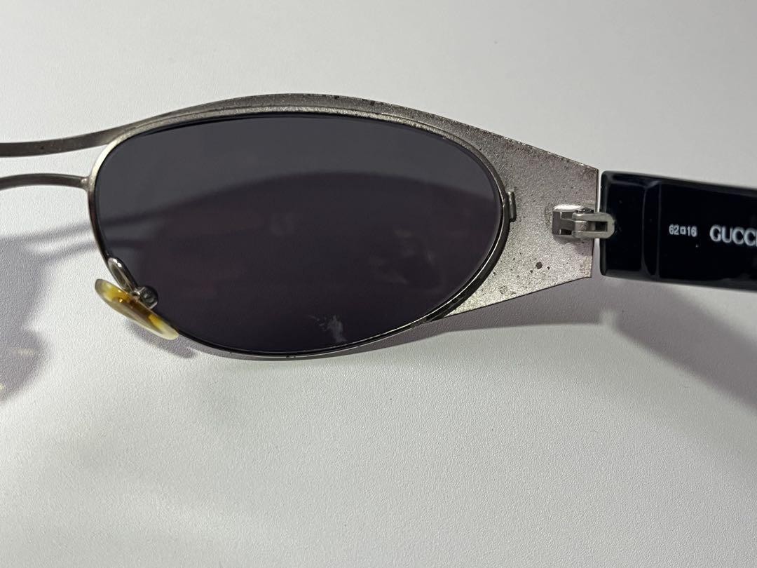 GUCCI Sunglasses GG2381 S Black Silver Made in Italy thumbnail 5