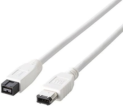 Elecom USB cable FireWire IEEE1394b 9pin to 6pin 1m IE-961WH 30182 fromJAPAN