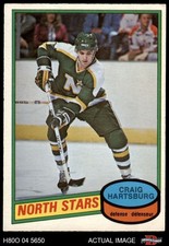 1980 O-Pee-Chee #317 Craig Hartsburg North Stars RC 6 - EX/MT