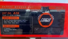 Wright Took, Cougar Tools USA. A26, 1/4” Drive Metric Socket Set 6 Pt, 13pc NEW