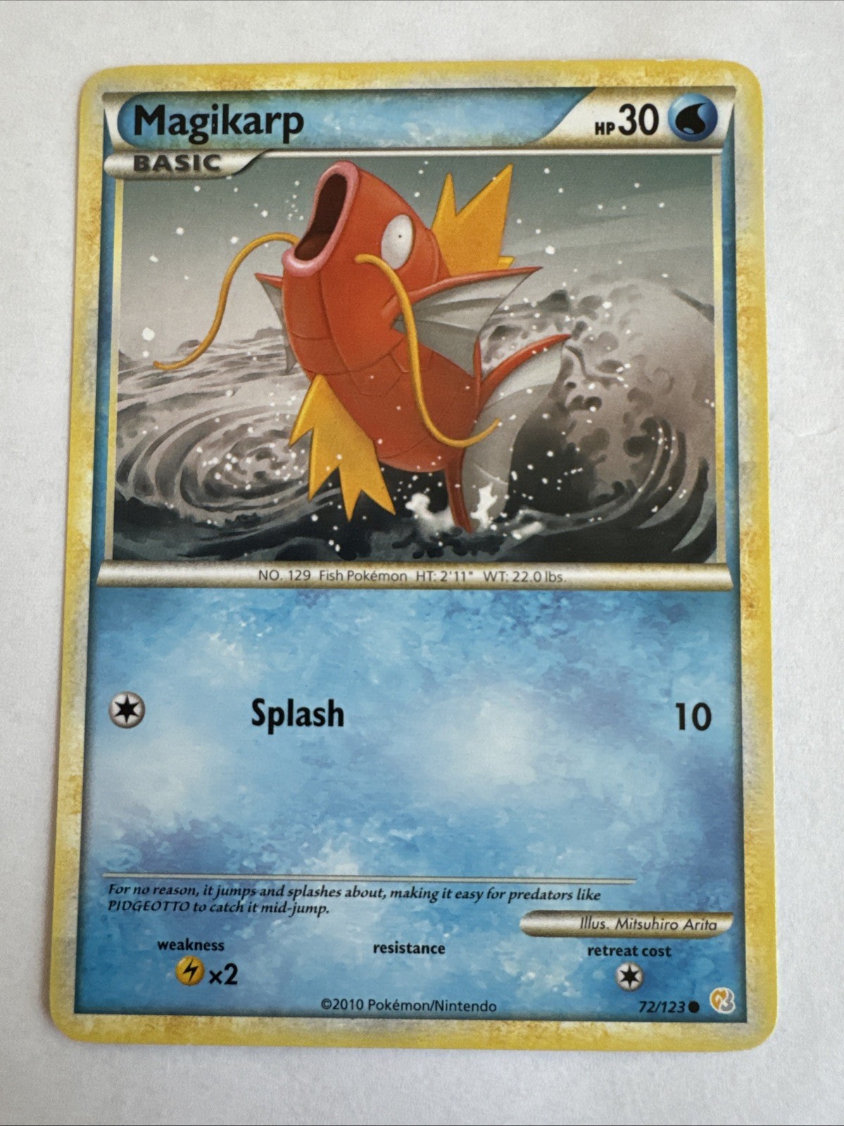 Magikarp - Pokemon HeartGold SoulSilver HGSS - 72/123 - NM