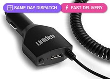 Uniden LRDACWM044 Radar Detector Smart Power Cord w/Mute Button and USB...