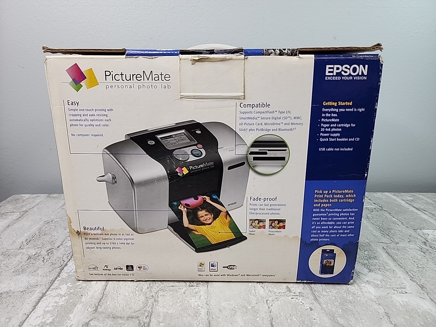 EPSON PictureMate B271A Personal Photo Lab Express Edition Inkjet Printer Tested