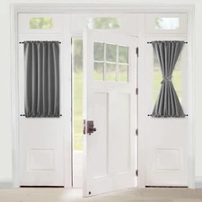 Door Curtains for Door Window, Thermal and Room Darkening Curtains for French Do