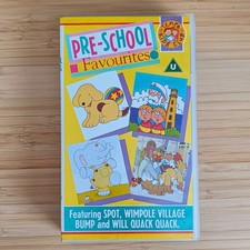 Pre-School Favourites VHS Video Tape Spot Bump Wimpole Village kids children's