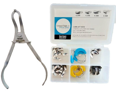 Garrison Composi-Tite Silver Plus Kit with Ring Placement Forceps
