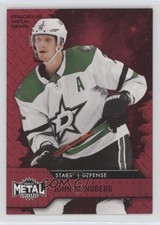2020-21 Skybox Metal Universe PMG Red 39/90 John Klingberg #49 a3i