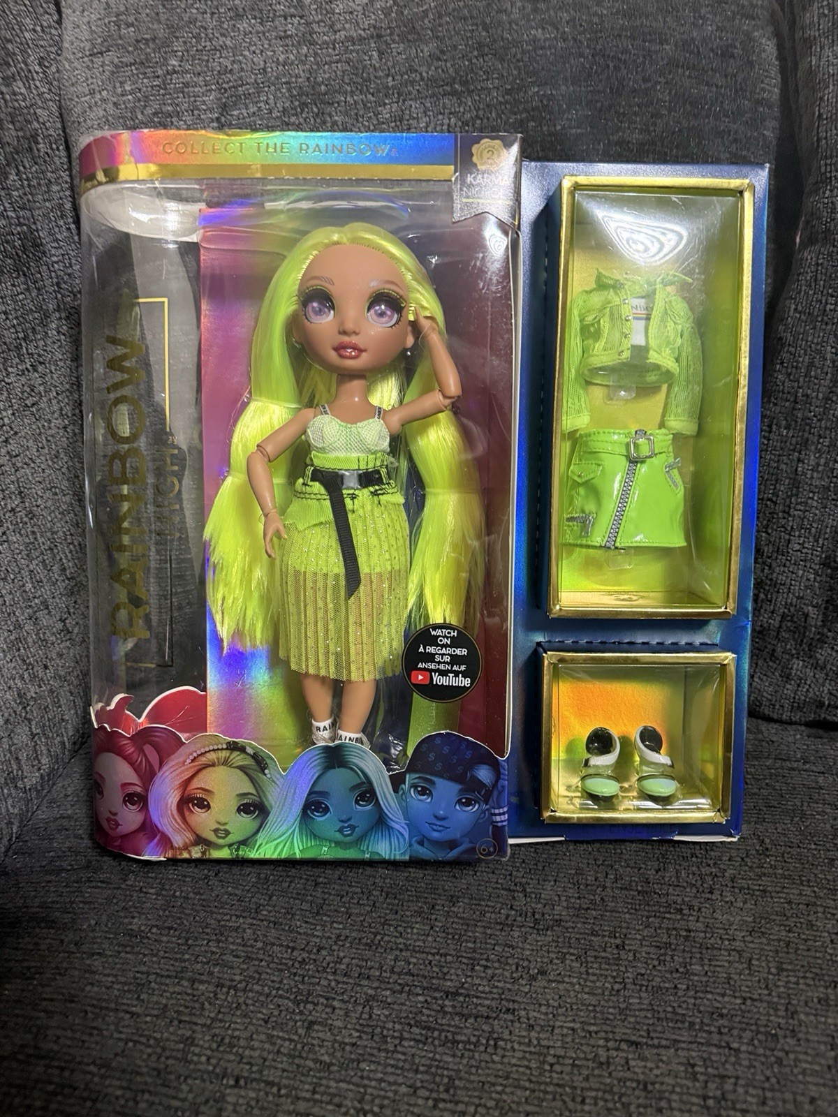 NEW! Rainbow High Series 2 KARMA Nichols Green Fashion Doll