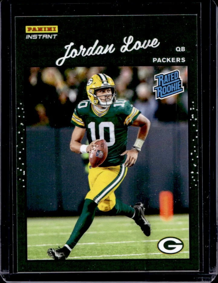 2020 Panini Instant Rated Rookie Retro Jordan Love /2044 RC #RR10