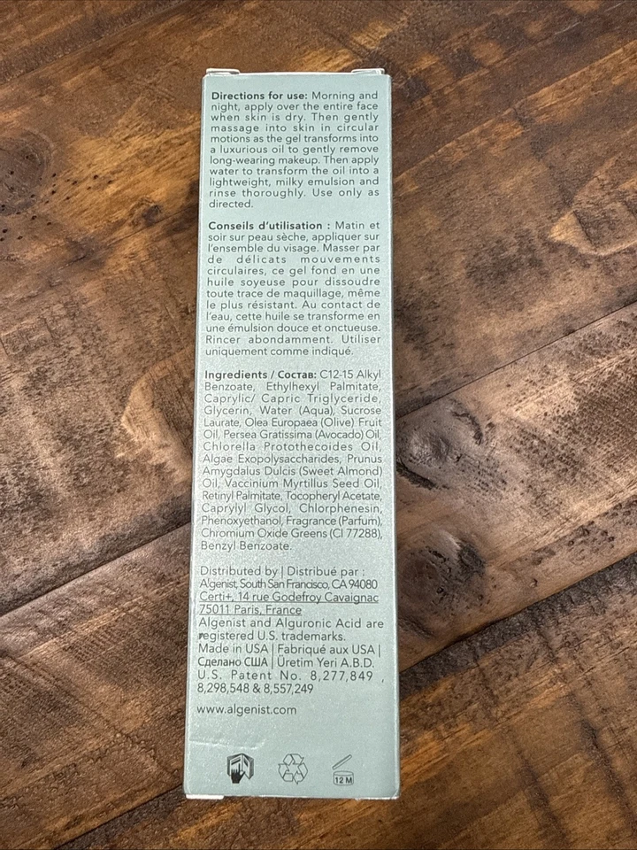 Limpiador antienvejecimiento Algenist Genius Ultimate 5 oz 150 ml ¡Nuevo en caja! Foto 4 de 4